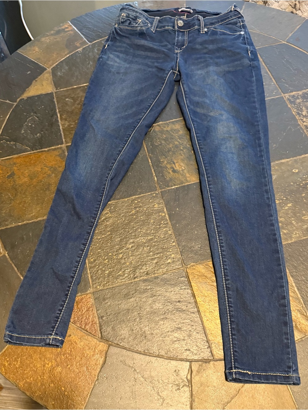 Wallflower Dark Blue Skinny Jeans